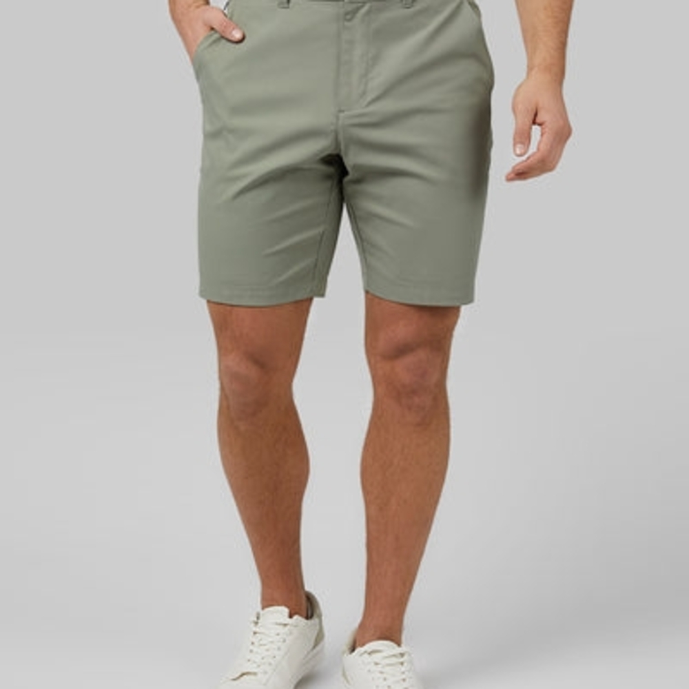 32 Degrees, Cool Stretch Performance Men's Green Shorts
